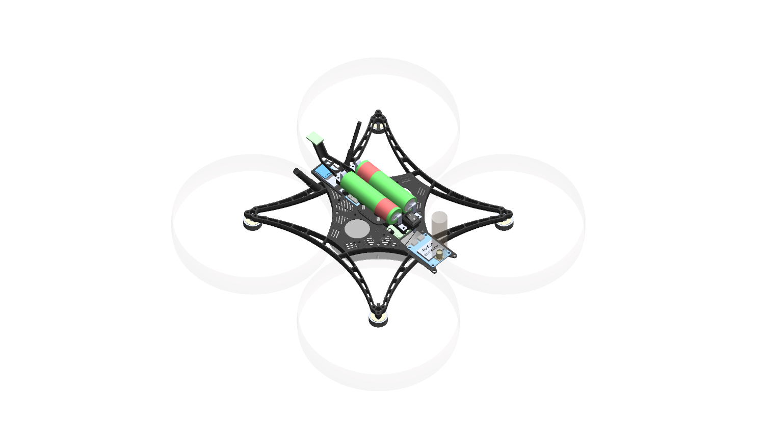 Conception de drone de spectacle impression 3D