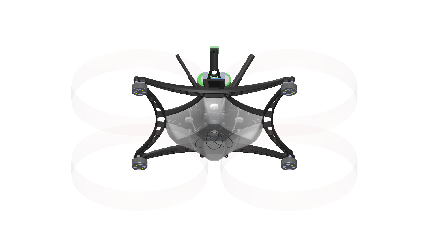 Conception de drone de spectacle impression 3D